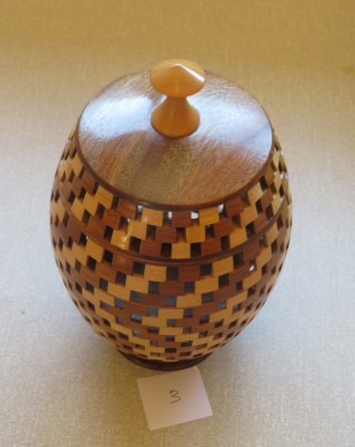 Segmented hollow form by Ken Akrill